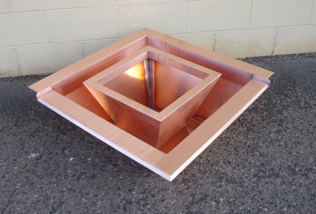 Corner fire water bowls