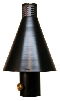 (image for) Black Cone Style gas Tiki Torch Head